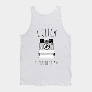 i click therefore i am Tank Top